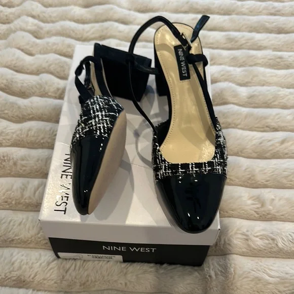 Nine West | Shoes | Nine West Black And White Womens Shoes Size 65 |  Poshmark